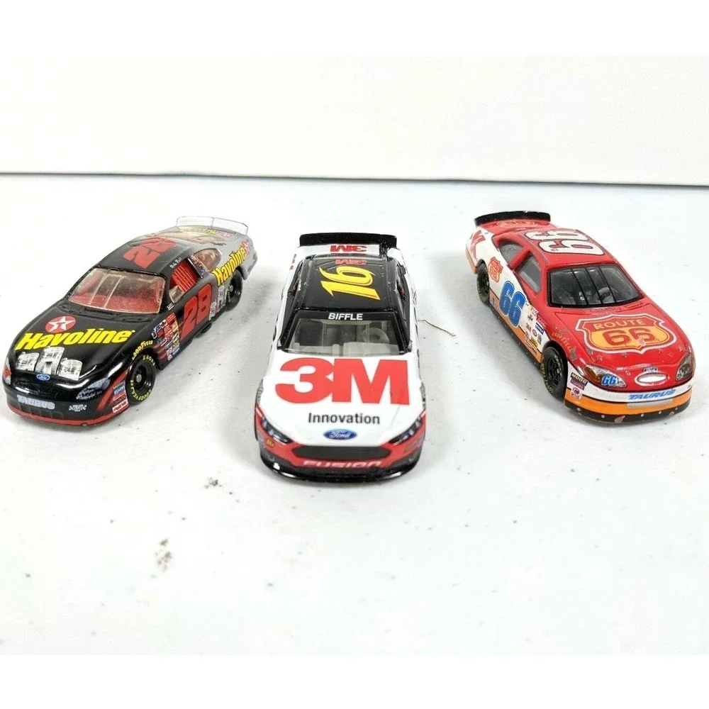 NASCAR Diecast Lot 1:64 Ford Greg Biffle 3M Ricky Rudd Havoline Route 66 Kmart